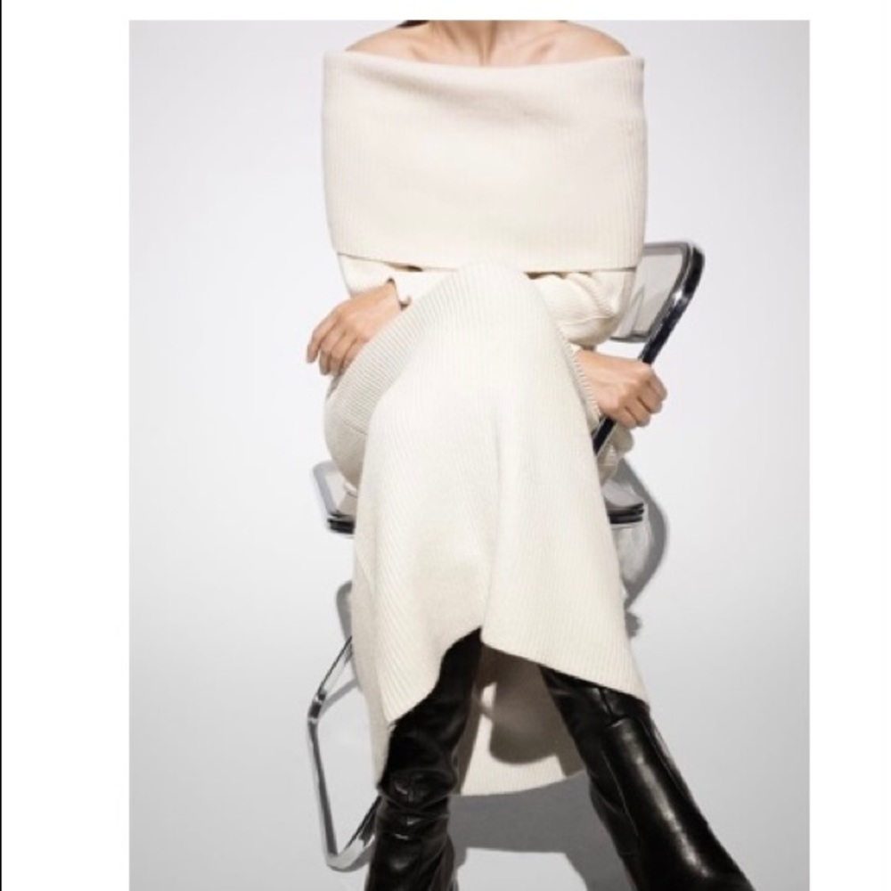 SOLD!!!!! Zara Long Knit Dress